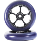 Vinyl Republic 110x24mm Scooter Wheels Black Blue