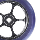 Vinyl Republic 110x24mm Scooter Wheels Black Blue Close Up
