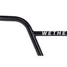 We The People Buck BMX Bars Black 9.45in Dillon Lloyd Sig. Front Close Up Logo