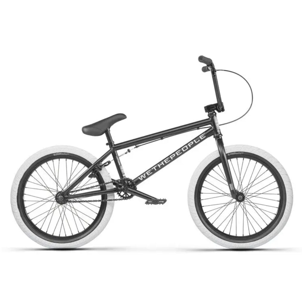 We The People Nova Matte Black 20TT BMX Complete Side View