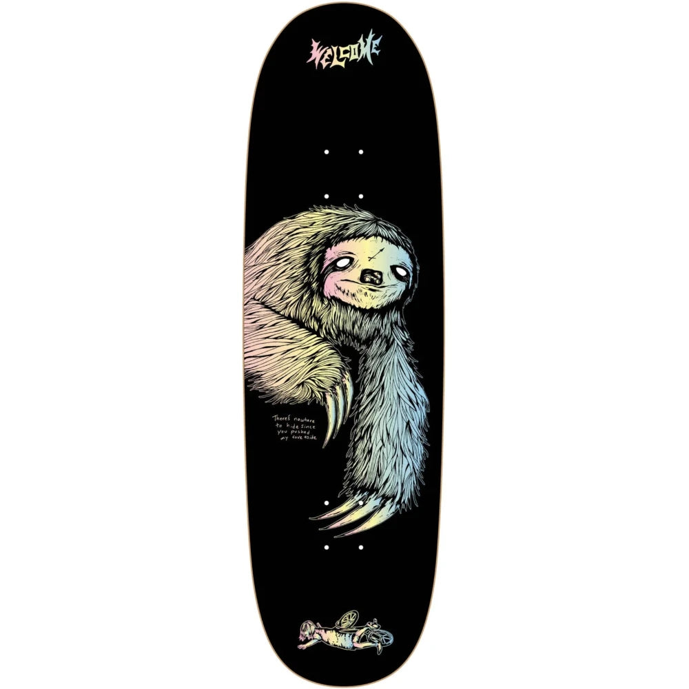 Welcome Sloth Sloppy Slap 9.5 - Skateboard Deck