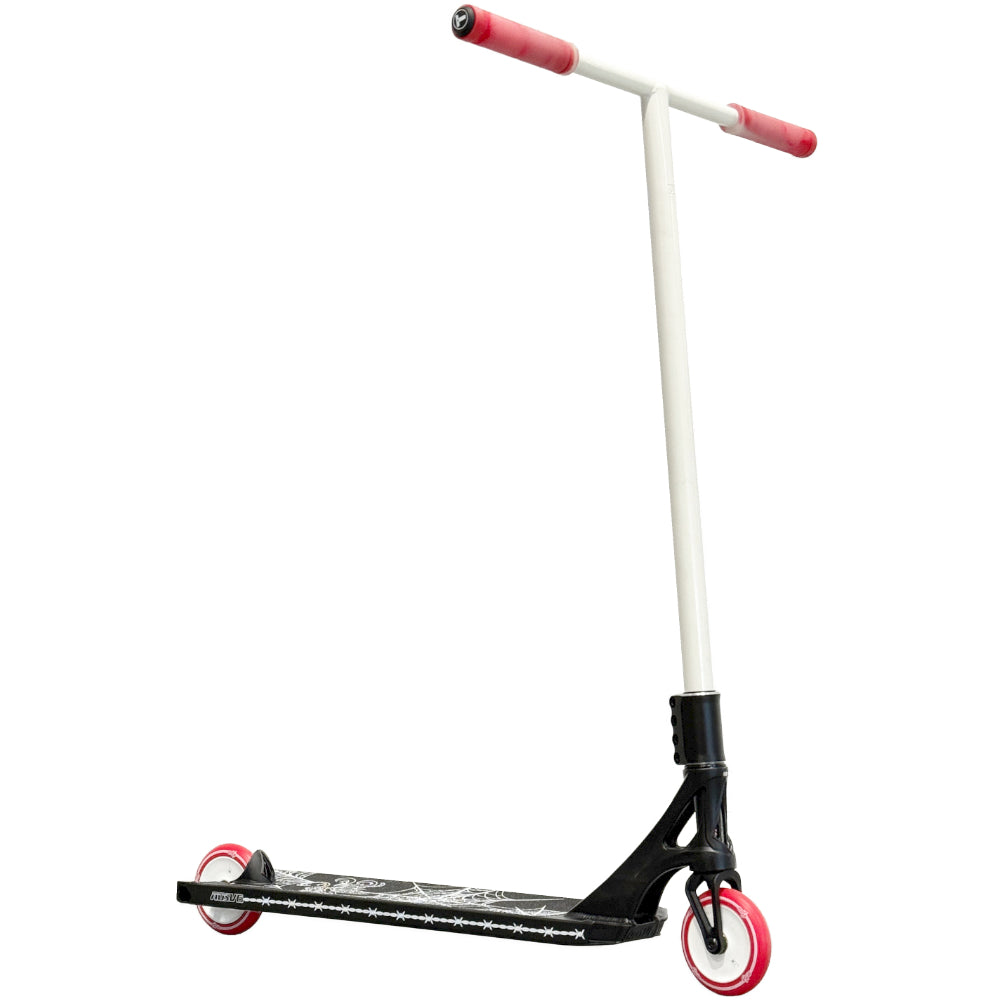 White Devil 6.5in Custom Scooter With Urbanartt T-Bar, SCS Compression System and Trynyty Grips