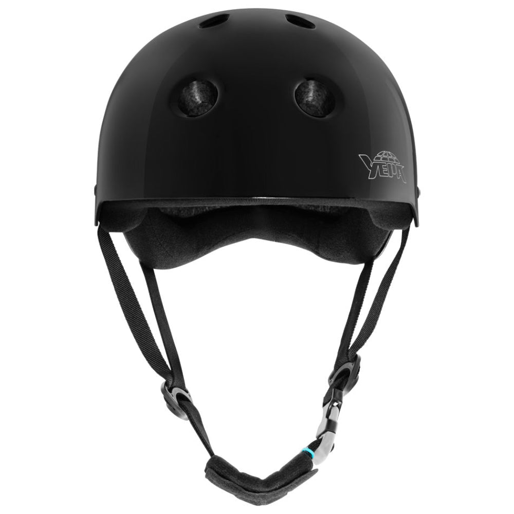Yepa T-Shell Certified Helmet Gloss Black Front View