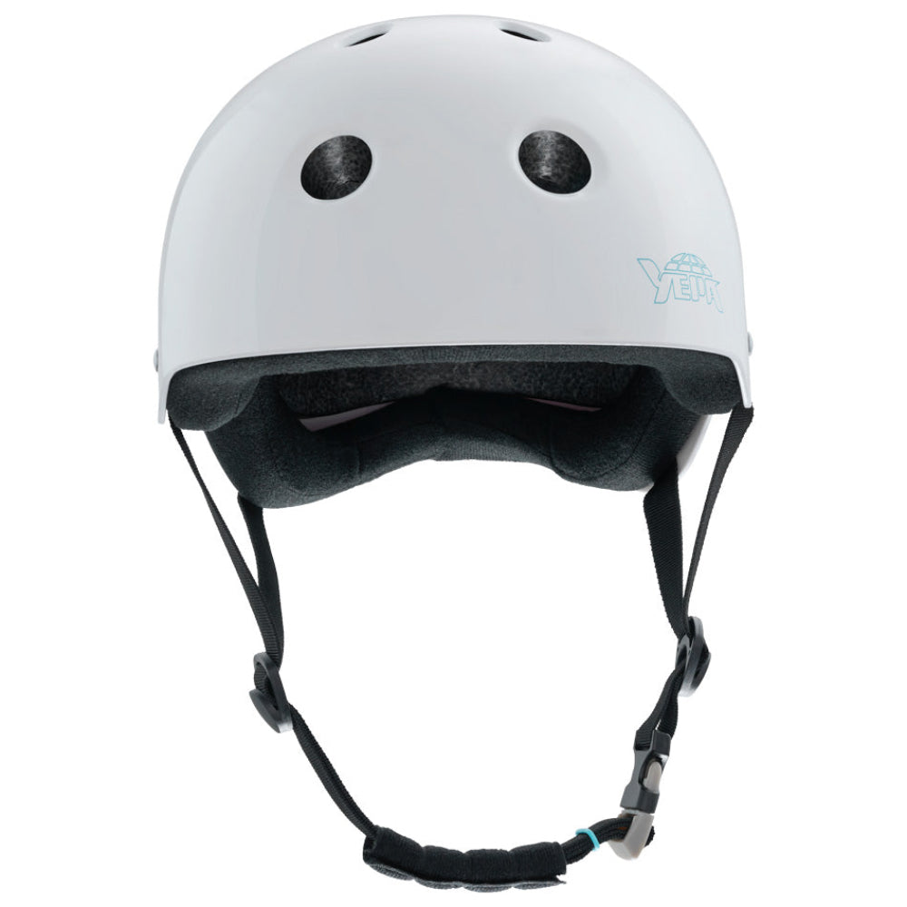 Yepa T-Shell Certified Helmet Gloss White Front View