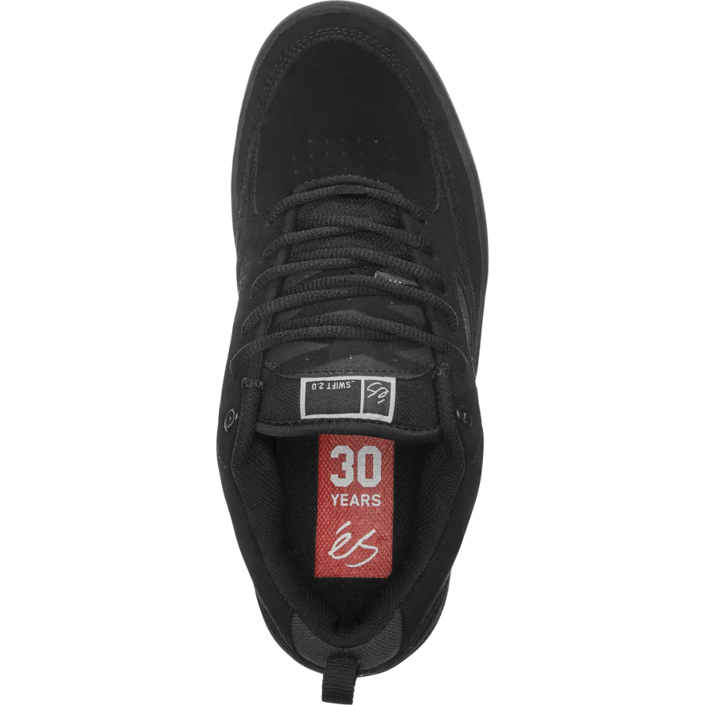 éS Swift 2.0 Black / Black Shoes Top View