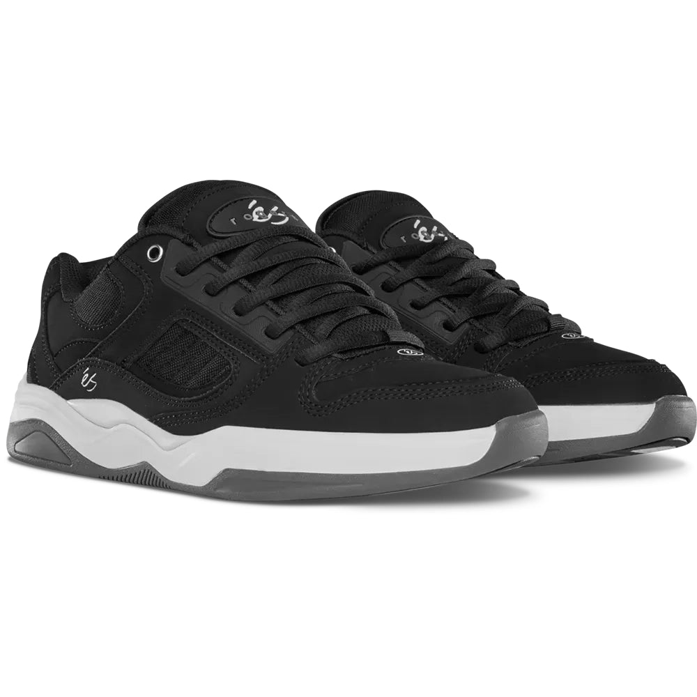 éS TJ Rogers Pro Model Shoes Black / White / Grey Pair View