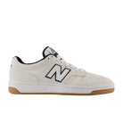 New Balance Numeric 380 White With Black Shoe Outside View