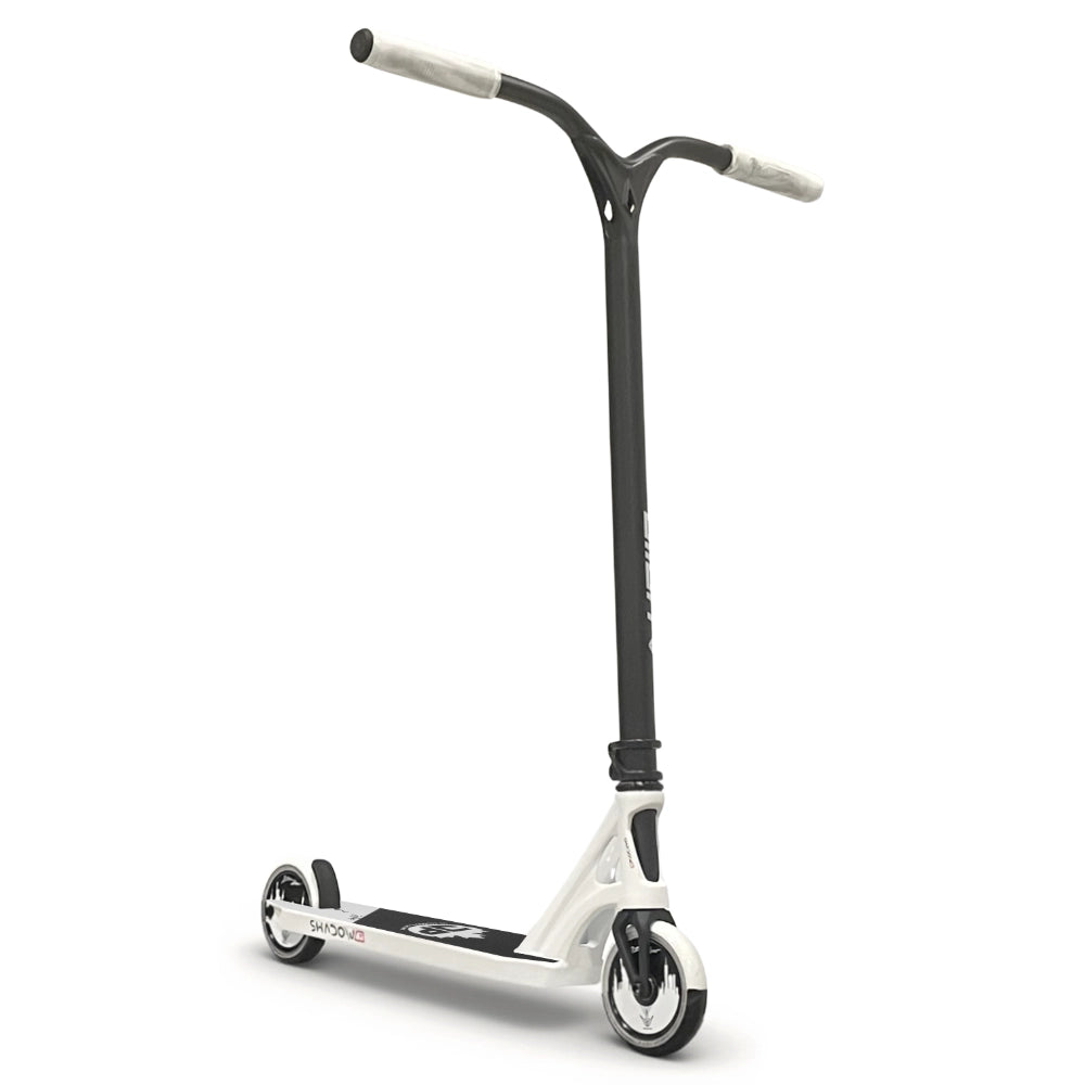 VS Yin & Yang Park Custom Scooter Black and White Full View