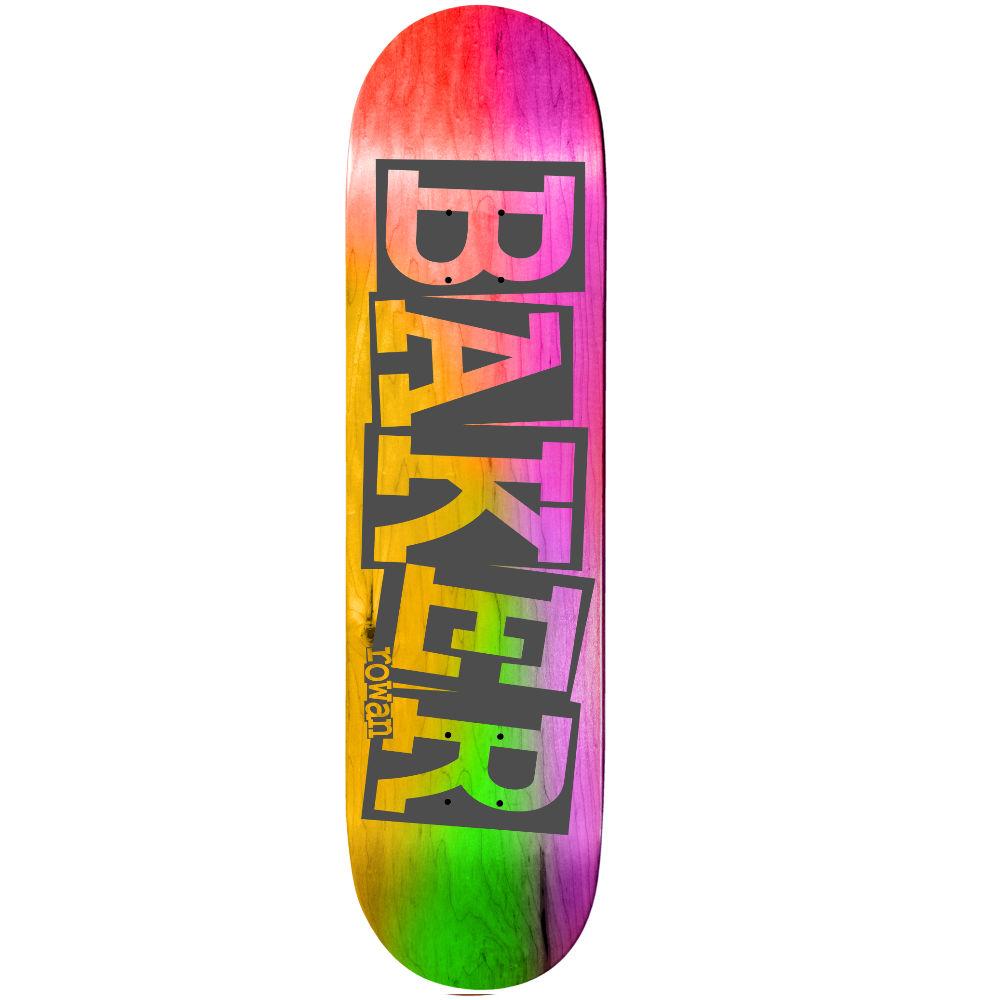 Baker Rowan Zorilla Ribbon Name Rainbow 8.38 - Skateboard Deck