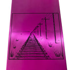 North Scooters Horizon 6.2in Purple - Scooter Deck Close up Design