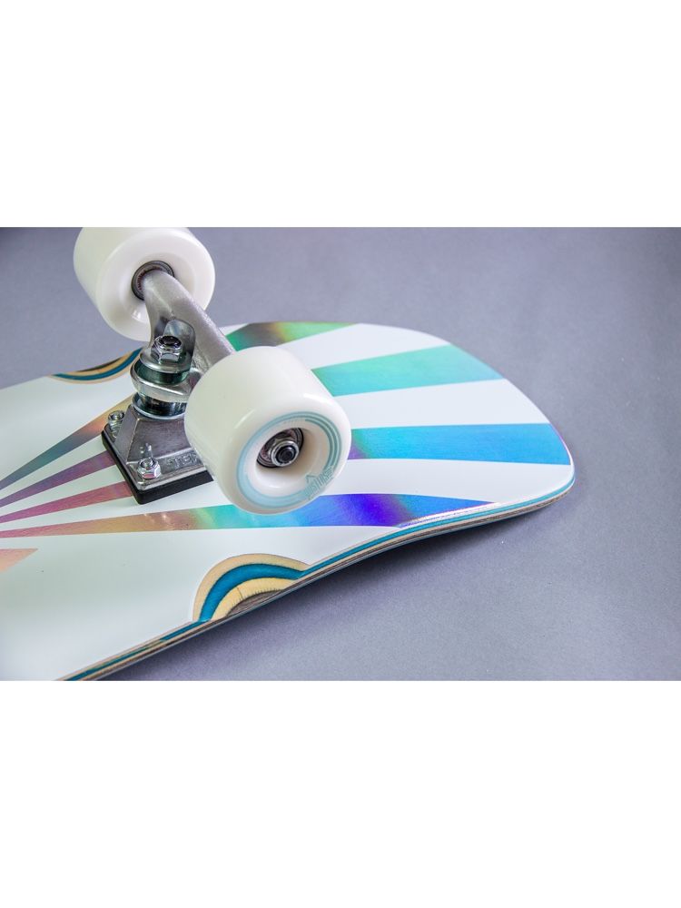 Dusters Cazh Cosmic Holographic 29.5" - Cruiser Complete Tail Close Up