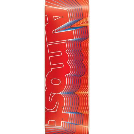 Almost Vibrate Logo Red 8.0 - Skateboard Deck