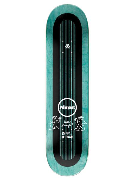 Almost Mullen Lucas Beaufort Guys Impact Light 8.25 - Skateboard Deck Top