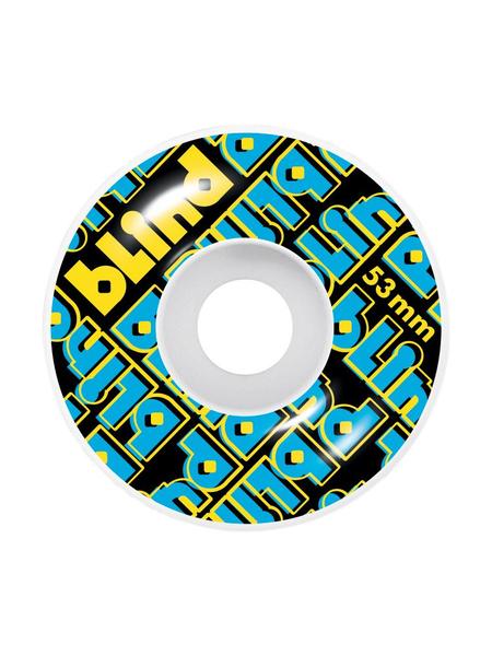 Blins Stacked Yellow / Blue - Skateboard Wheels