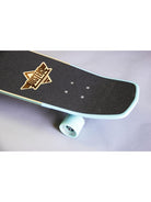 Dusters Keen Retro Frame Teal 31" - Cruiser Complete Tail Top Close Up Griptape