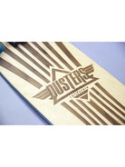 Dusters Keen Retro Frame Teal 31" - Cruiser Complete Logo Wood Burned