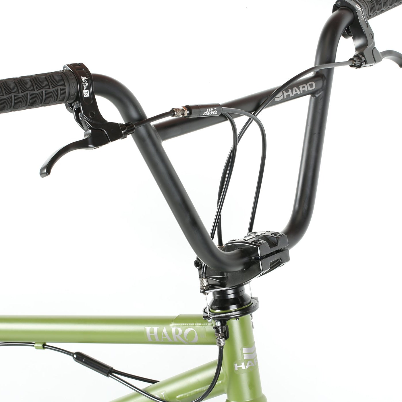 Haro Downtown DLX Army Green 2021 - BMX Complete Bar Double Brake