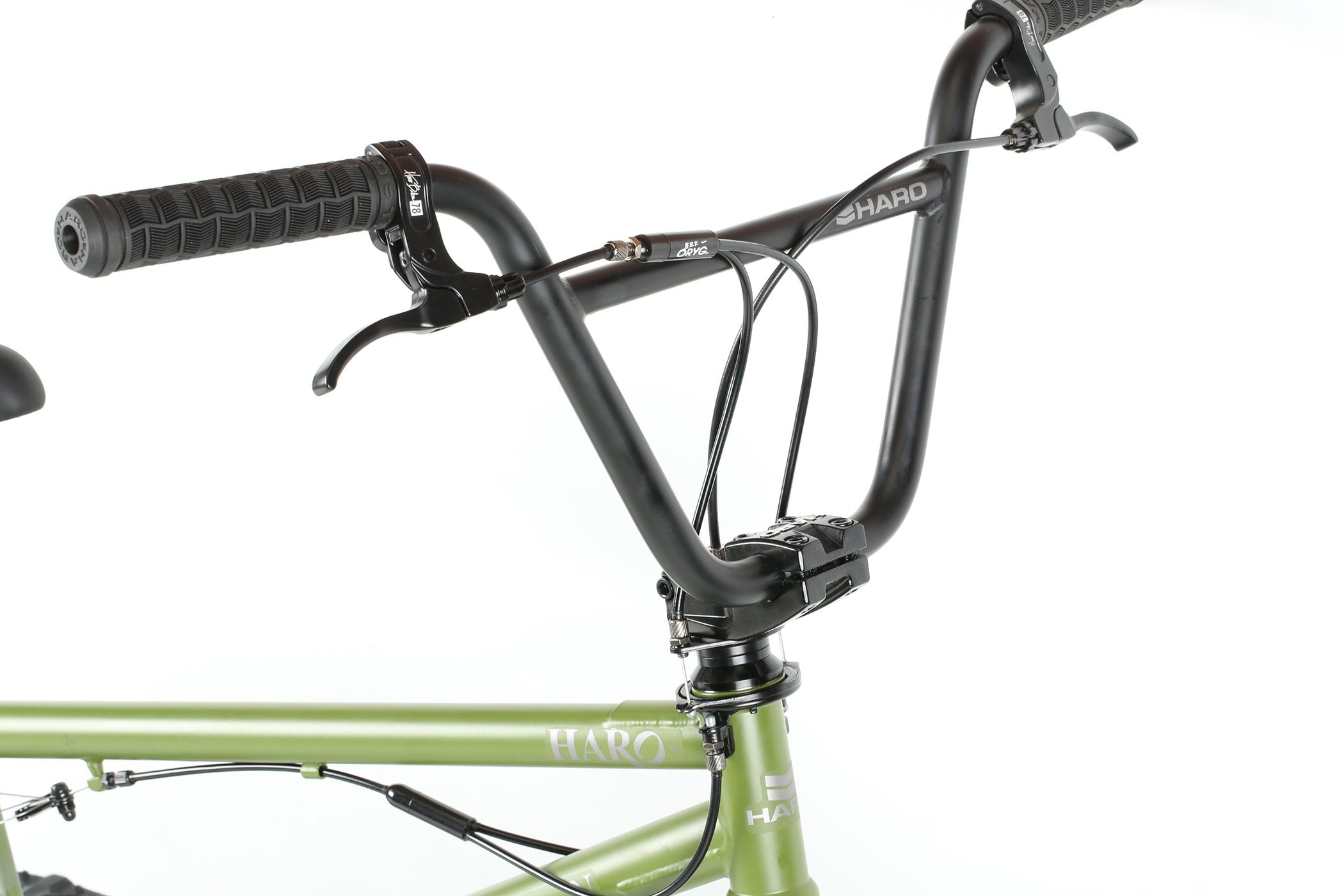 Haro Downtown DLX Army Green 2021 - BMX Complete Bar Double Brake