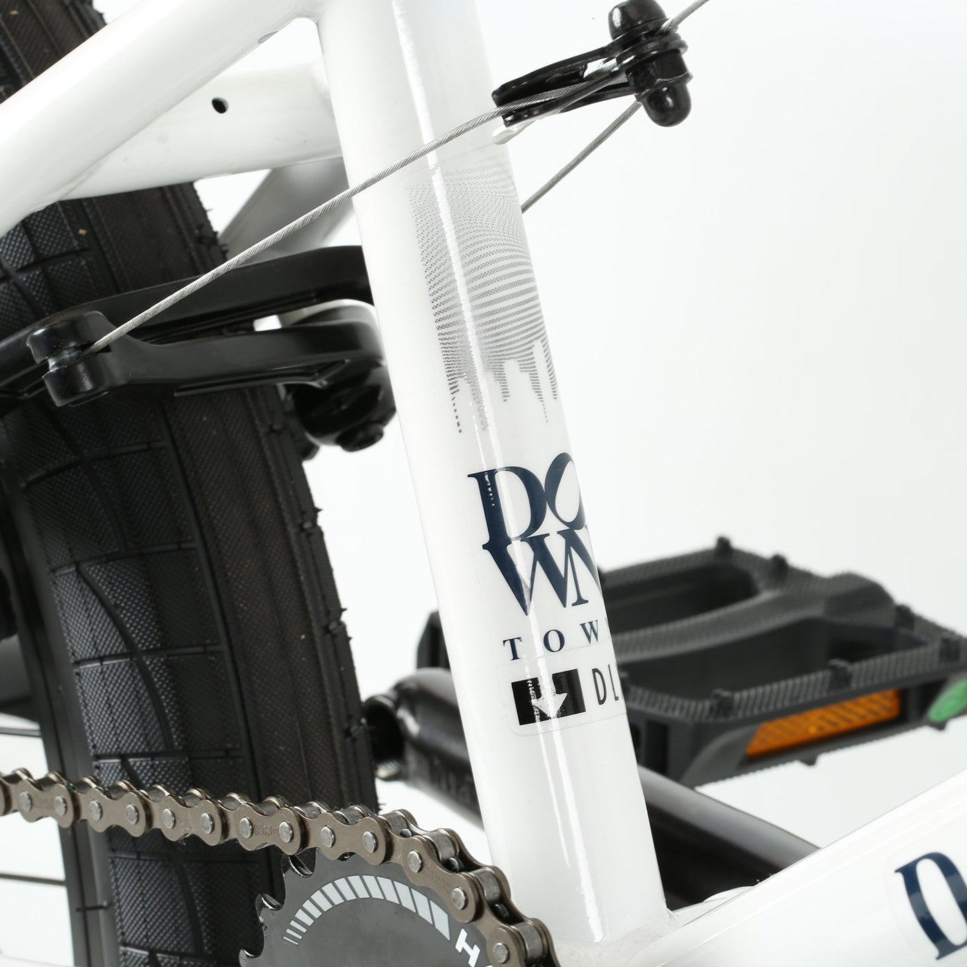Haro Downtown DLX White 2021 - BMX Complete Seat tube Back Brake