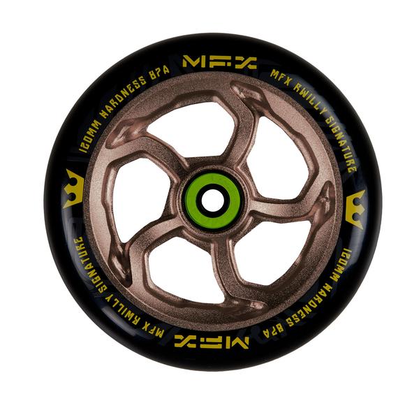 MGP MFX Hurricane RWilly 120mm (SINGLE) - Scooter Wheel Nickel