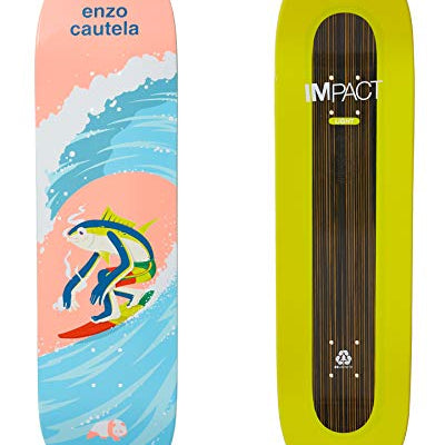 Enjoi Surf's Up Impact Light Enzo 8.0 - Skateboard Deck Top And Bottom