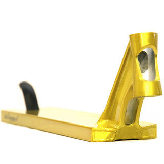 Scooter deck for freestyle scooter, Gold