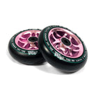 North Scooters Contact 115x30mm Black PU (PAIR) - Scooter Wheels Rose Gold