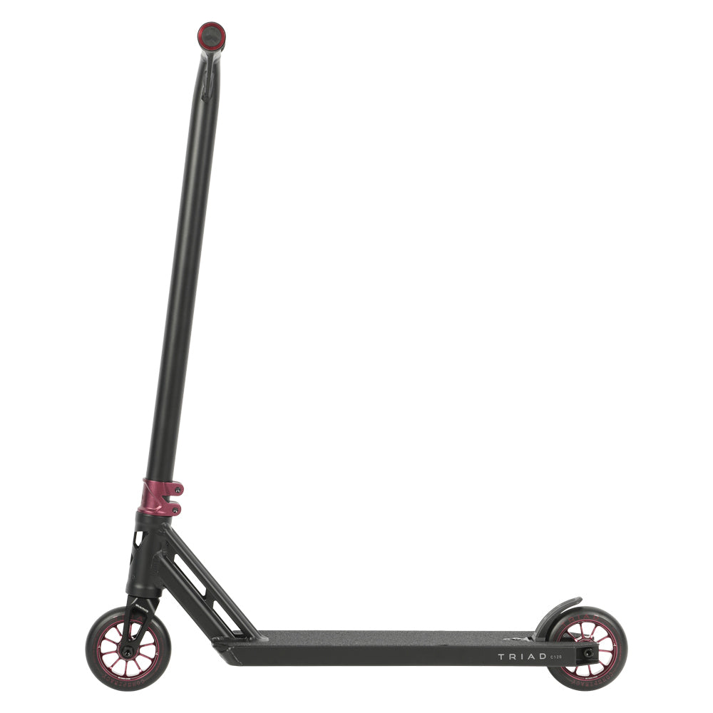 Triad C120 Rabid Black / Red Park Freestyle Scooter Side Left
