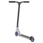 Triad C120 Condemned Matte Grey / Purple Park Freestyle Scooter Left Angle Back