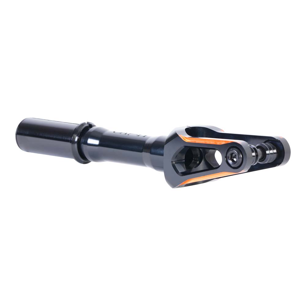 Oath Spinal IHC Freestyle Scooter Fork Black Orange Side Angle