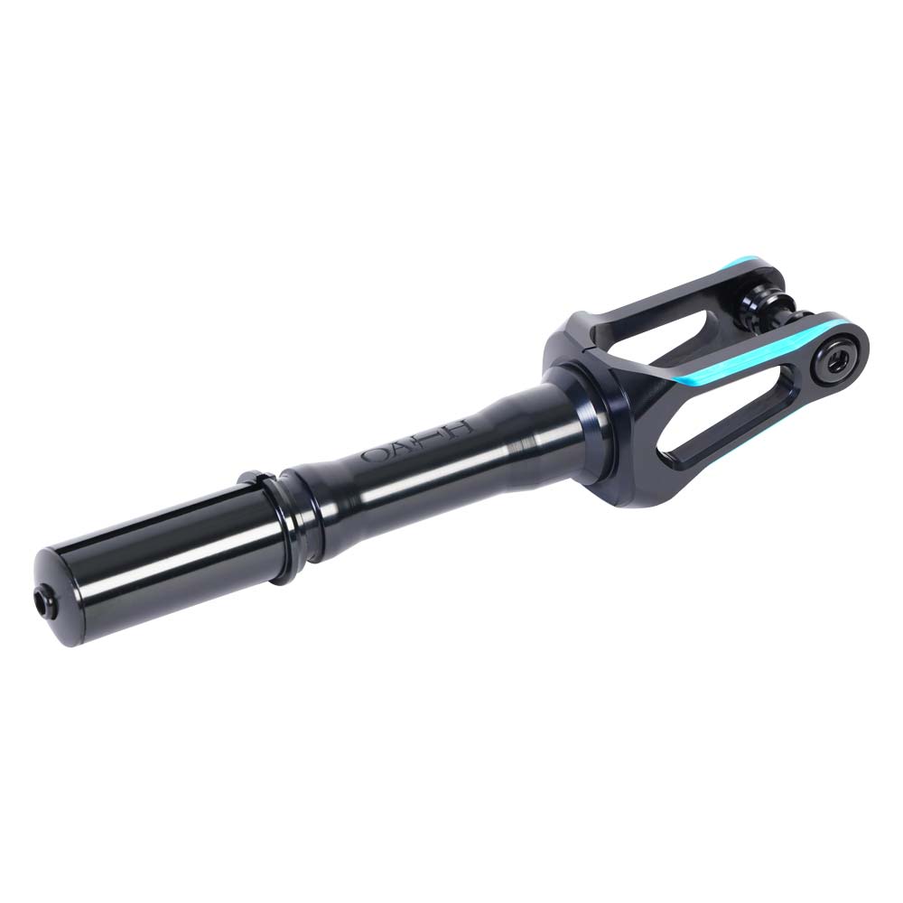 Oath Spinal IHC Freestyle Scooter Fork Black Blue Top Angle