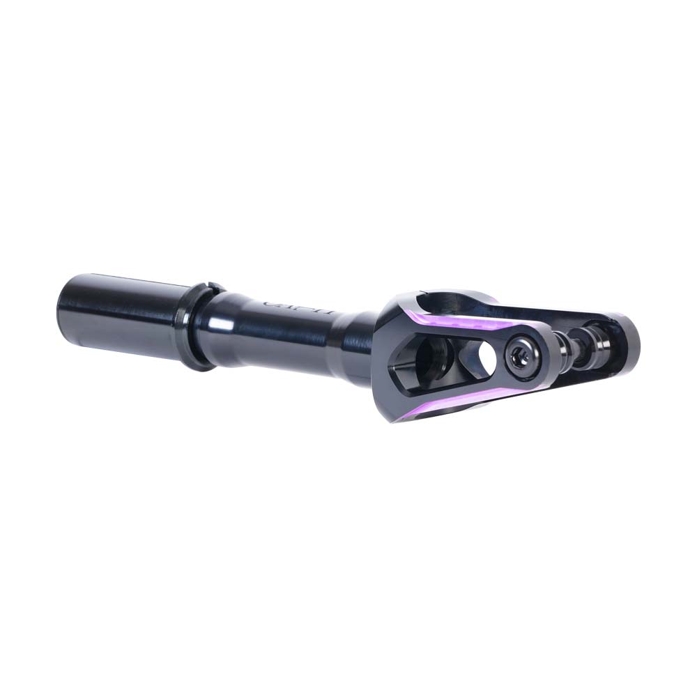 Oath Spinal IHC Freestyle Scooter Fork Black Purple Angle Side