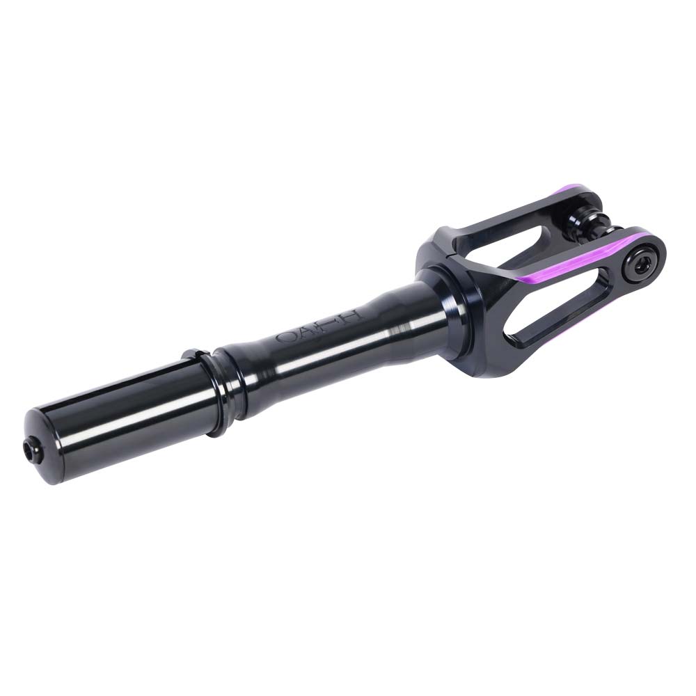 Oath Spinal IHC Freestyle Scooter Fork Black Purple Top Angle Shim