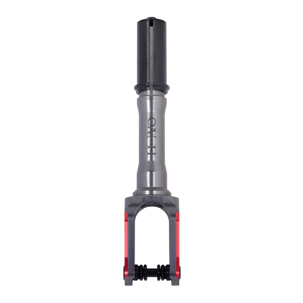 Oath Spinal IHC Freestyle Scooter Fork Titanium Red Front