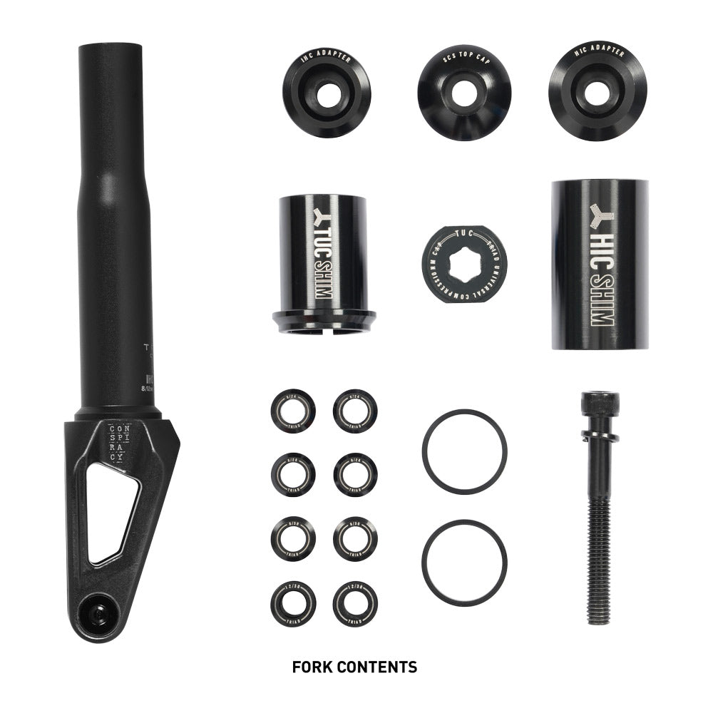 Triad Conspiracy TUC (Triad Universal Compression) Freestyle Scooter Fork Hardware