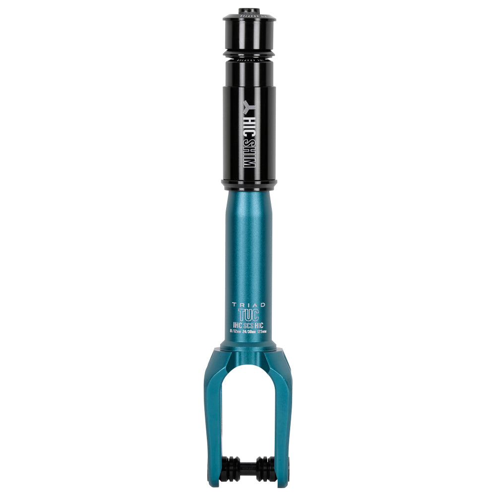Triad Conspiracy TUC (Triad Universal Compression) Freestyle Scooter Fork Blue Front