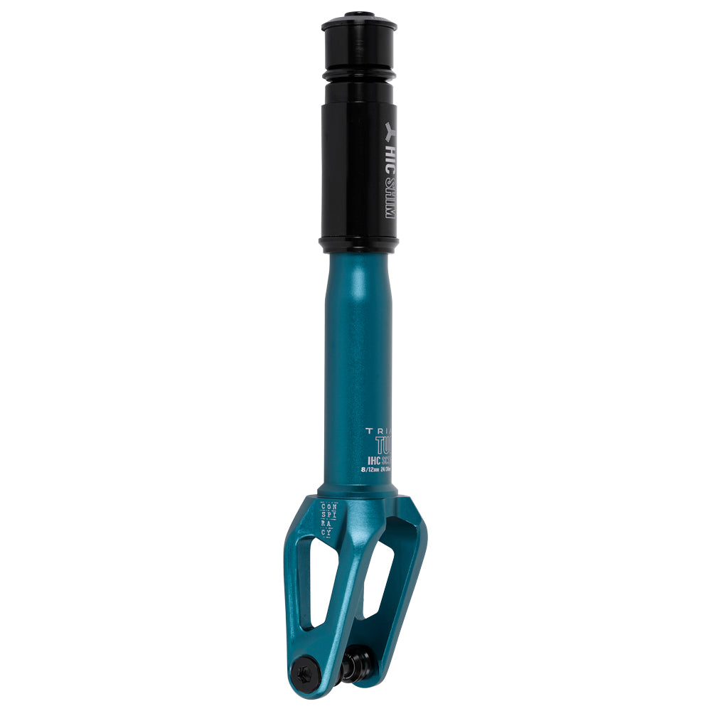 Triad Conspiracy TUC (Triad Universal Compression) Freestyle Scooter Fork Blue Angle
