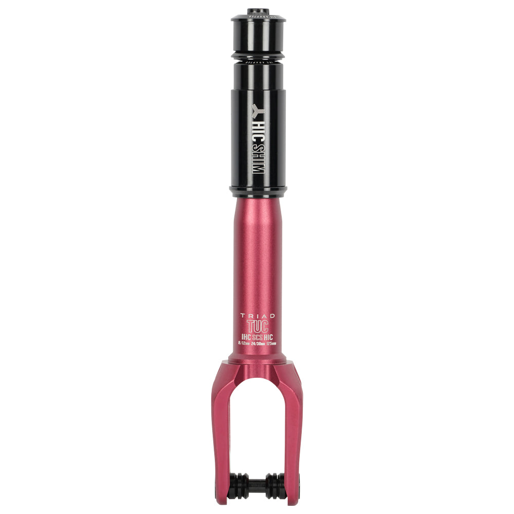 Triad Conspiracy TUC (Triad Universal Compression) Freestyle Scooter Fork Red Front