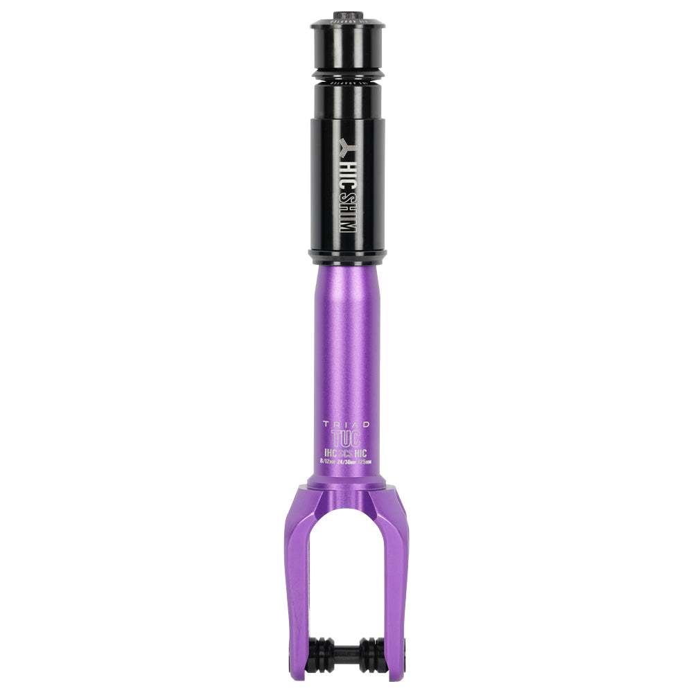 Triad Conspiracy TUC (Triad Universal Compression) Freestyle Scooter Fork Purple Front