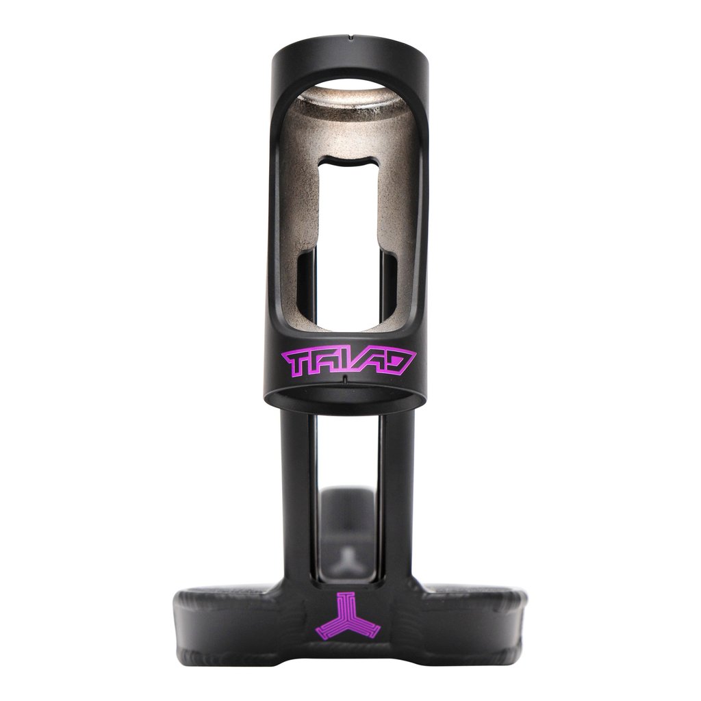 Triad Psychic - Scooter Deck Black Purple Front Headtube