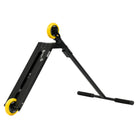 UrbanArtt Bone 5.5in x 22in Black / Yellow Street Freestyle Scooter Flipped Bottom Cut Out