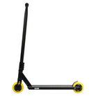 UrbanArtt Bone 5.5in x 22in Black / Yellow Street Freestyle Scooter Side Left