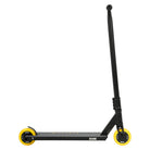 UrbanArtt Bone 5.5in x 22in Black / Yellow Street Freestyle Scooter Side Right