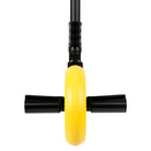 UrbanArtt Bone 5.5in x 22in Black / Yellow Street Freestyle Scooter Back 30mm Wheel with PEgs