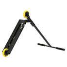 UrbanArtt Bone 6in x 23in Black / Yellow Street Freestyle Scooter Flipped Bottom Cut Out