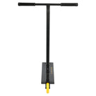 UrbanArtt Bone 6in x 23in Black / Yellow Street Freestyle Scooter Front T-Bar