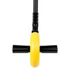 UrbanArtt Bone 6in x 23in Black / Yellow Street Freestyle Scooter Back 30mm Wheel with Pegs