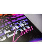 Dusters Ocean Lover Purple 36" - Longboard Complete Logo Close Up