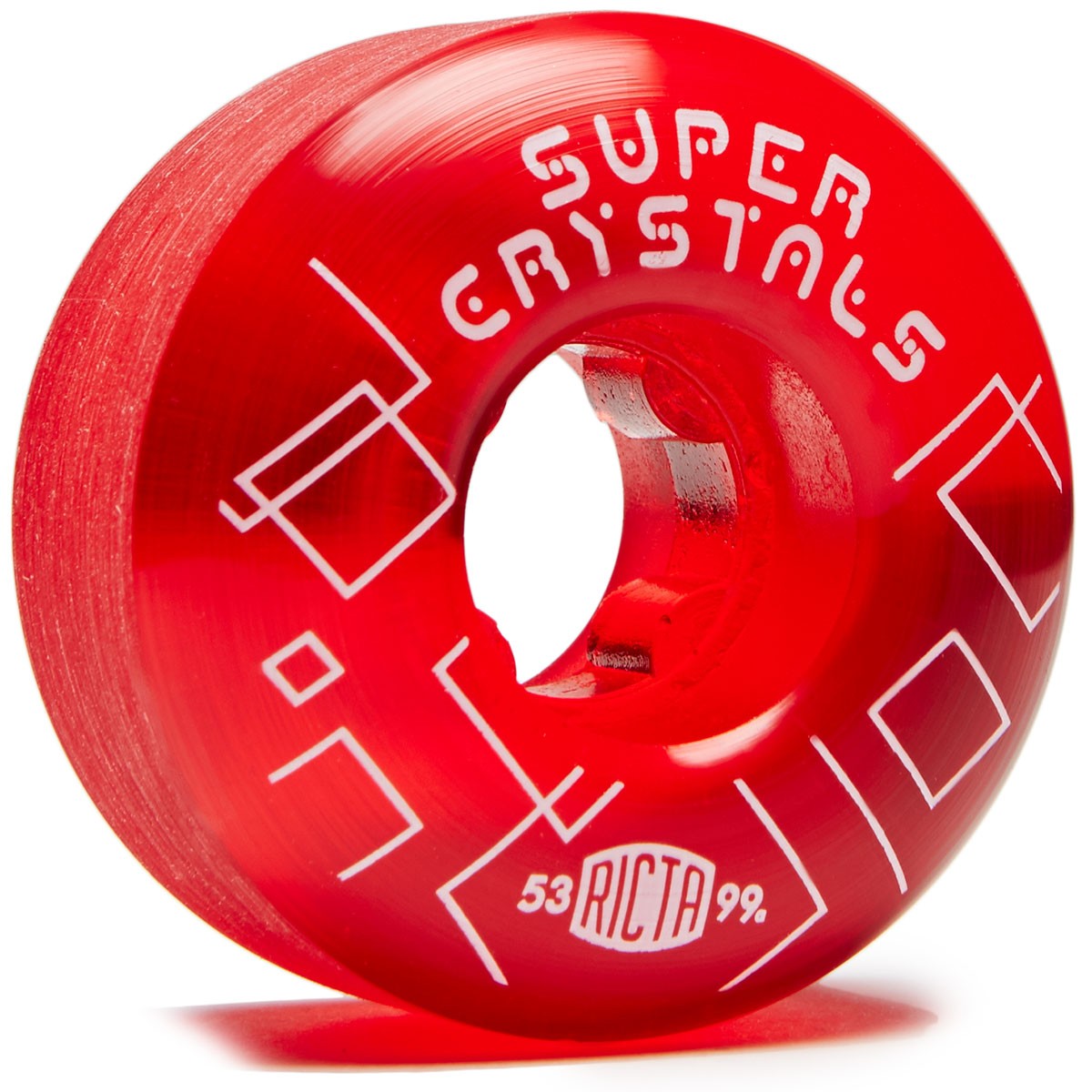 Ricta Super Crystals Red 99A - Skateboard Wheels