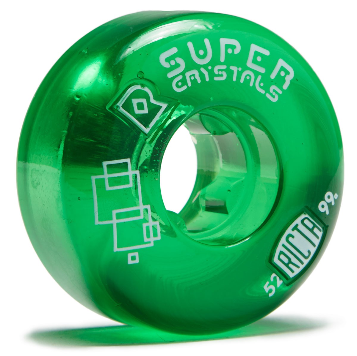 Ricta Super Crystals Green 99A - Skateboard Wheels